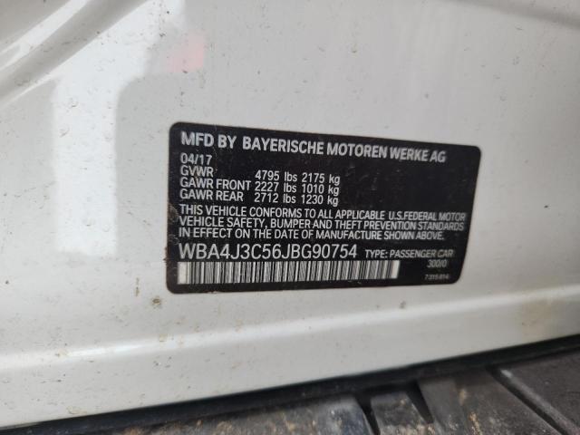 2018 BMW 430XI GRAN WBA4J3C56JBG90754