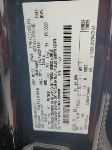 2018 FORD F150 SUPER - 1FTFW1EG7JFC98808