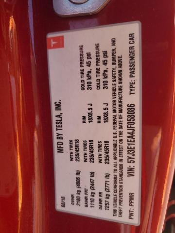 2018 TESLA MODEL 3 - 5YJ3E1EA4JF058086
