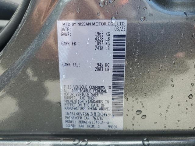 2025 NISSAN ALTIMA SV 1N4BL4DV7SN383069