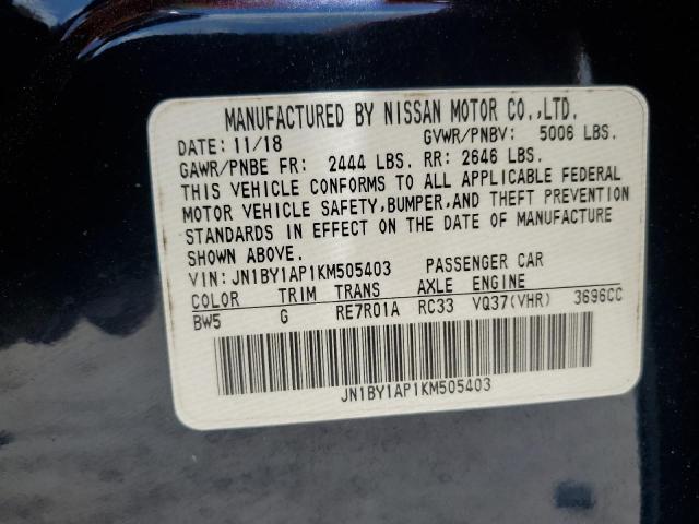 2019 INFINITI Q70 3.7 LU JN1BY1AP1KM505403
