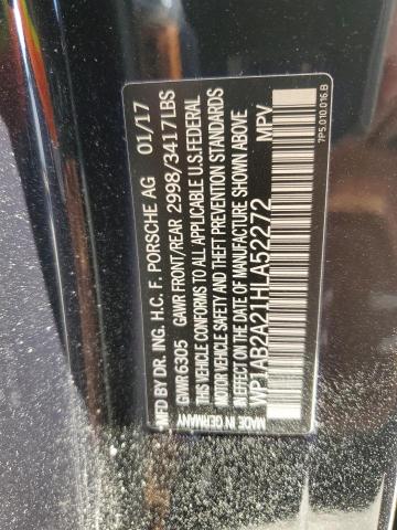 2017 PORSCHE CAYENNE S WP1AB2A21HLA52272