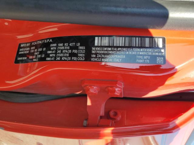 2019 JEEP RENEGADE S ZACNJAAB0KPK44864