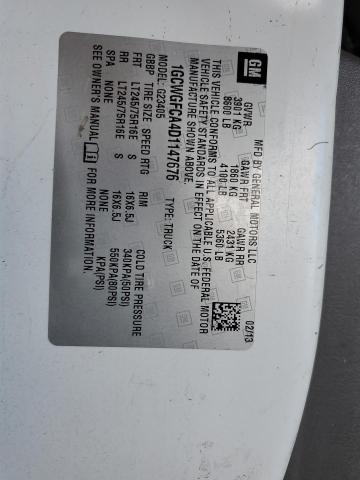 2013 CHEVROLET EXPRESS G2 #3301729355