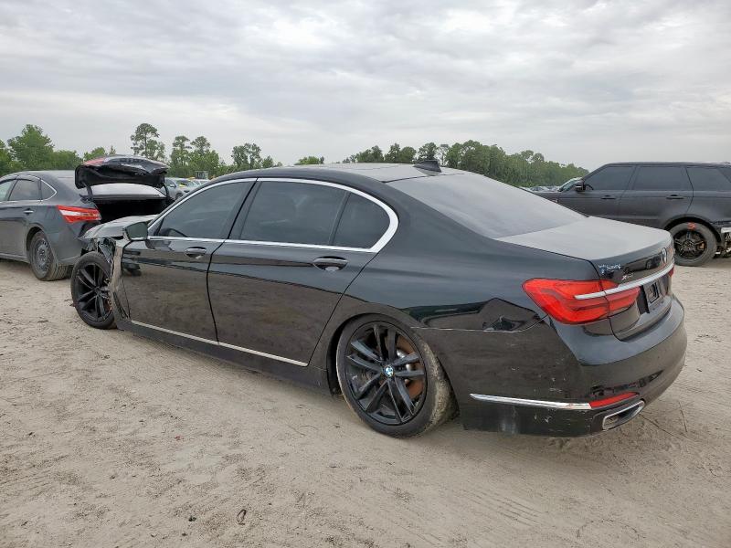 BMW 750 XI 2018 black  gas WBA7F2C56JB238700 photo #3