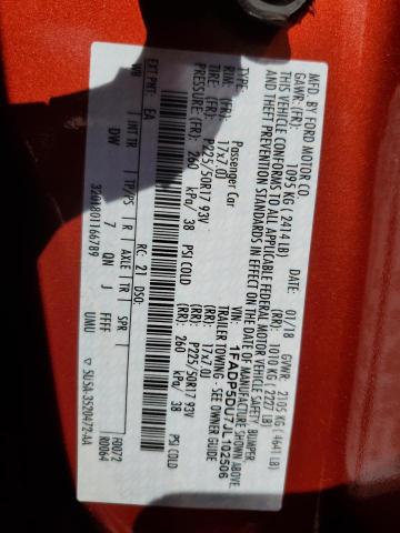 2018 FORD C-MAX TITA 1FADP5DU7JL102506