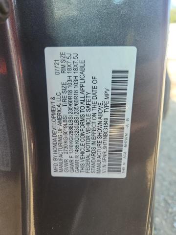 2022 HONDA ODYSSEY EX 5FNRL6H71NB031849