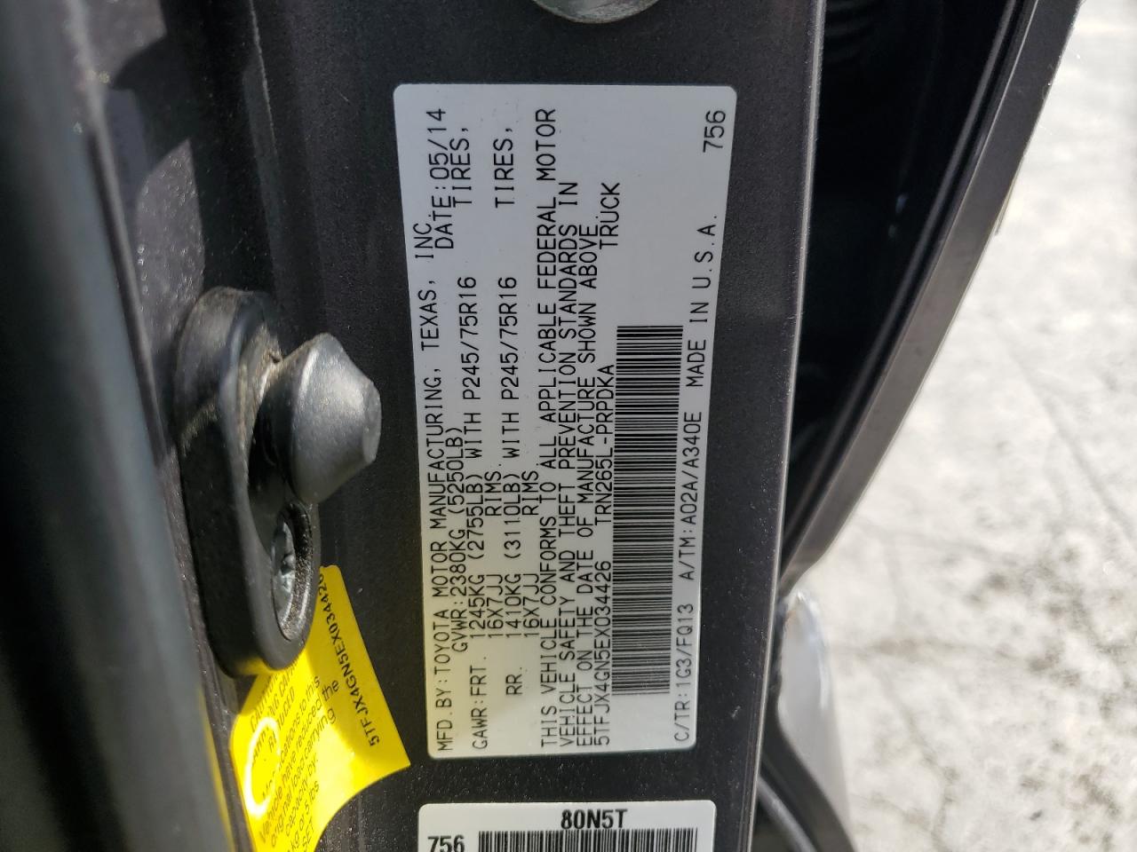 TOYOTA TACOMA DOUBLE CAB