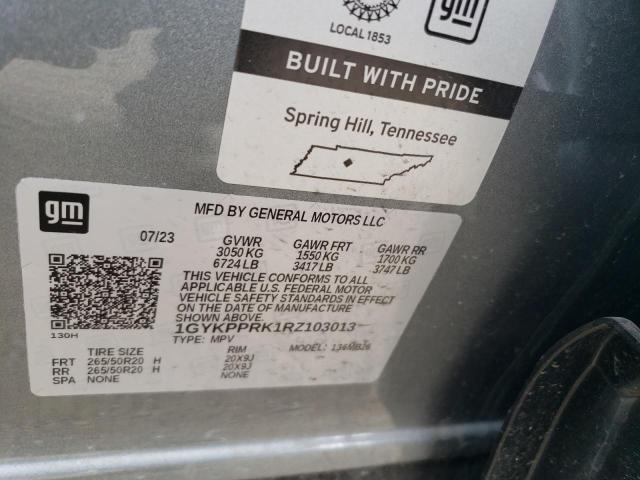 2024 CADILLAC LYRIQ LUXU 1GYKPPRK1RZ103013