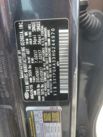 2017 KIA SORENTO LX 5XYPG4A33HG244970