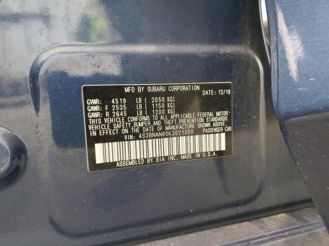2019 SUBARU LEGACY 2.5 4S3BNAN60K3021350