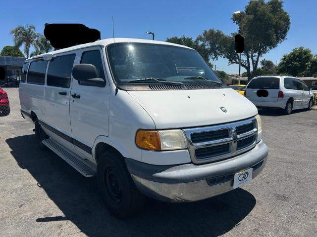 DODGE RAM WAGON 2000 white  gas 2B5WB35Z4YK110548 photo #1