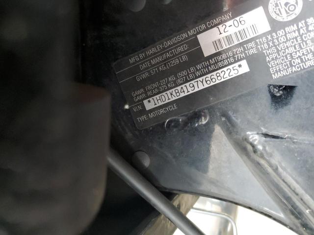 2007 HARLEY-DAVIDSON FLHX 1HD1KB4197Y668225