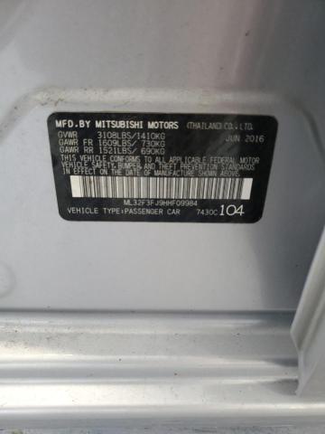 2017 MITSUBISHI MIRAGE G4 ML32F3FJ9HHF09984