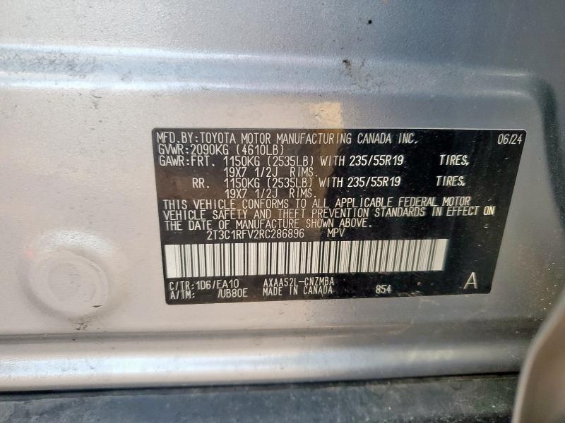 2024 TOYOTA RAV4 XLE P 2T3C1RFV2RC286896