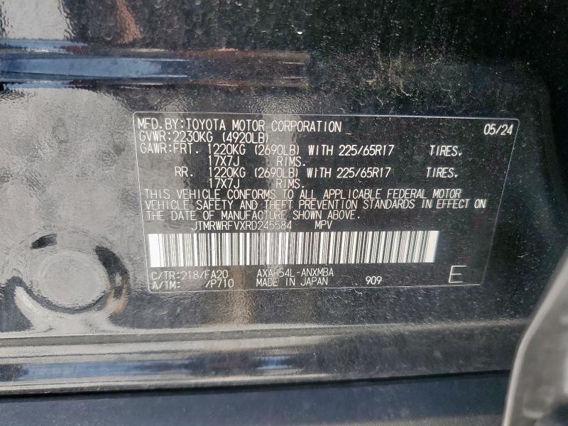 2024 TOYOTA RAV4 XLE JTMRWRFVXRD245584