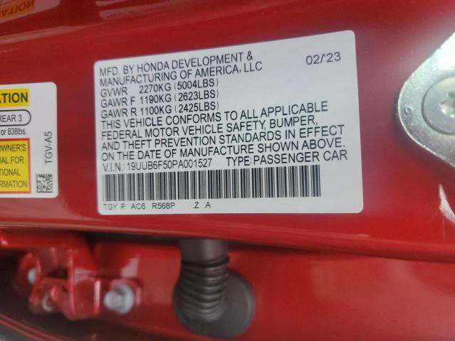2023 ACURA TLX A-SPEC 19UUB6F50PA001527