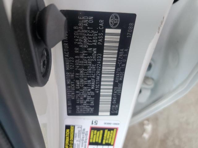 2024 TOYOTA CAMRY LE 4T1C11AK2RU224033