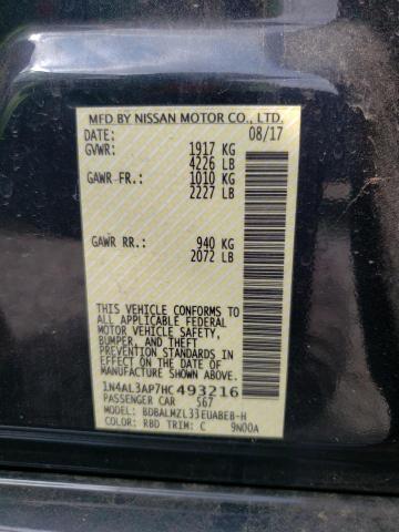 2017 NISSAN ALTIMA 2.5 1N4AL3AP7HC493216