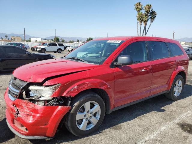 DODGE JOURNEY SE 2013 red  gas 3C4PDCAB9DT517214 photo #1