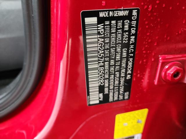 2017 PORSCHE MACAN GTS WP1AG2A57HLB50282