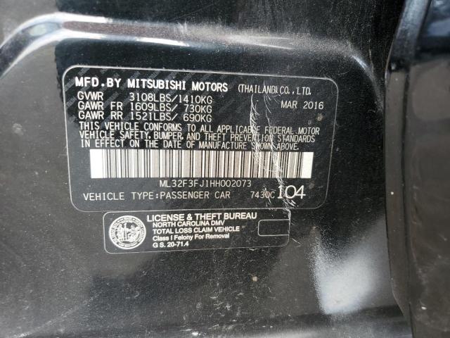 2017 MITSUBISHI MIRAGE G4 ML32F3FJ1HH002073