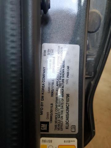 2021 CHEVROLET SPARK LS KL8CA6SA3MC710798