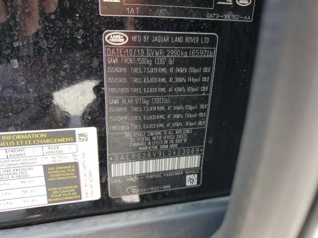 2020 LAND ROVER DISCOVERY SE SALRG2RV9L2423089
