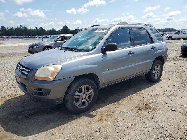 KIA SPORTAGE E 2007 silver  gas KNDJE723777442507 photo #1