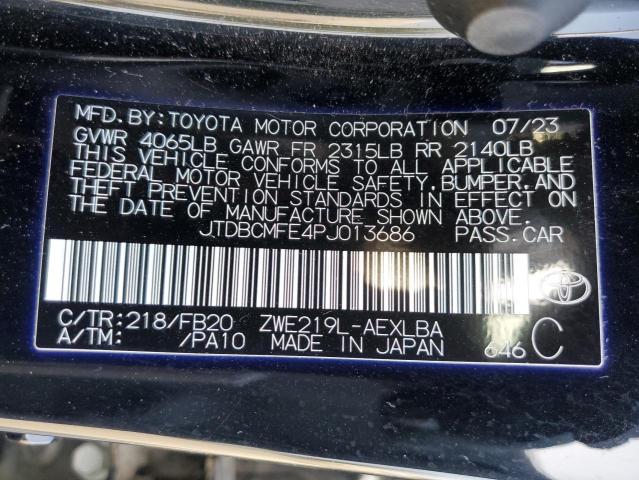 2023 TOYOTA COROLLA LE - JTDBCMFE4PJ013686
