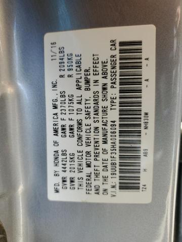 2017 ACURA TLX 19UUB1F35HA006094