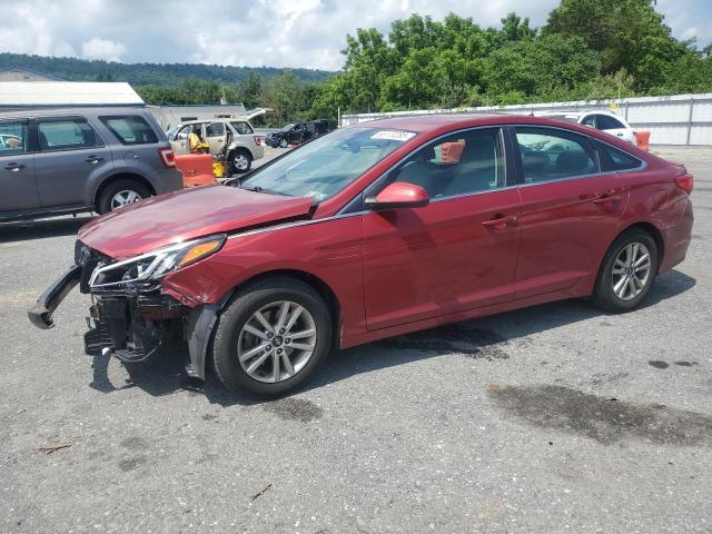 HYUNDAI SONATA SE 2016 red  gas 5NPE24AF9GH296398 photo #1