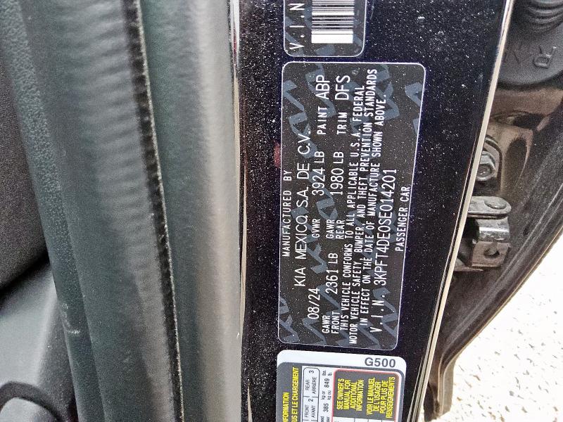 2025 KIA K4 LX - 3KPFT4DE0SE014201
