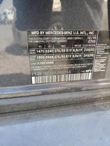 2011 MERCEDES-BENZ GL 450 4MA - 4JGBF7BEXBA686064
