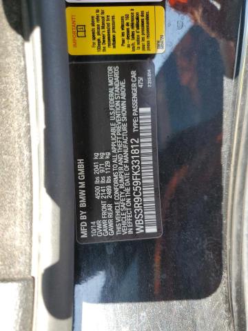 2015 BMW M4 WBS3R9C59FK331812