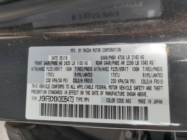 2019 MAZDA CX-5 TOURI - JM3KFBCM0K0635473