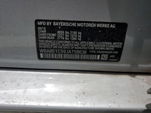 2018 BMW 330E WBA8E1C59JA758638