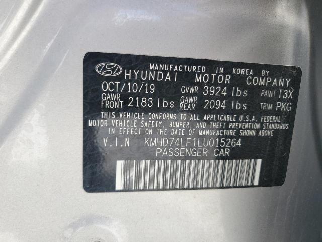 2020 HYUNDAI ELANTRA SE - KMHD74LF1LU015264