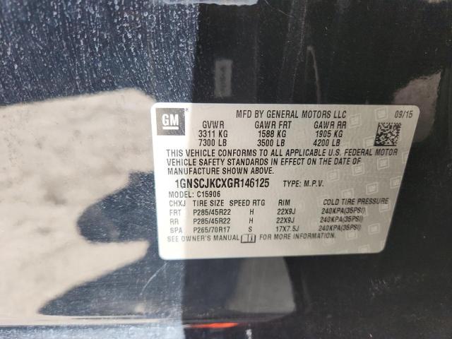 2016 CHEVROLET SUBURBAN C 1GNSCJKCXGR146125