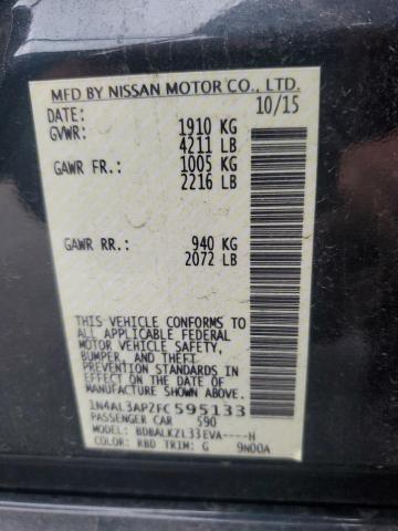 2015 NISSAN ALTIMA 2.5 - 1N4AL3AP2FC595133