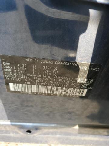 2021 SUBARU LEGACY PRE 4S3BWAD60M3003884