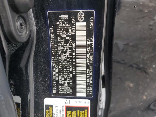 2014 TOYOTA CAMRY L - 4T1BF1FK7EU431954