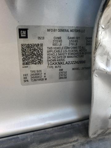 2018 GMC ACADIA SLE 1GKKNKLA2JZ242896