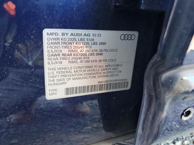 2023 AUDI Q3 PREMIUM WA1DECF37P1110550