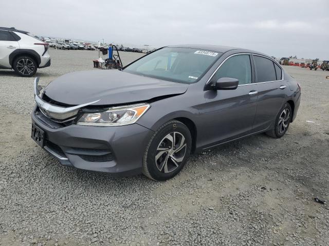 HONDA ACCORD LX 2016 gray  gas 1HGCR2F30GA114666 photo #1
