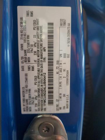 2020 FORD ESCAPE TIT - 1FMCU9DZ4LUB06412