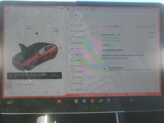 2020 TESLA MODEL 3 - 5YJ3E1EBXLF622187
