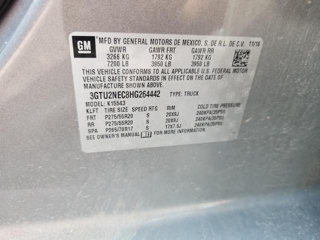 2017 GMC SIERRA K15 - 3GTU2NEC8HG264442