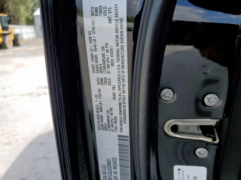2020 RAM 2500 LIMIT 3C6UR5TL0LG229537