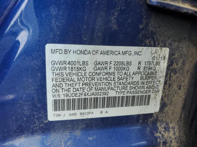 2018 ACURA ILX SPECIA 19UDE2F4XJA002392